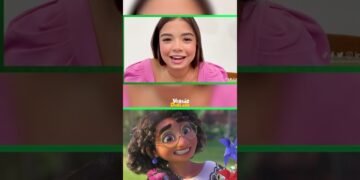 DUBLADORA da MIRABEL de Encanto DUBLANDO! 😍 #shorts