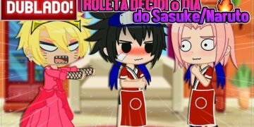 [ DUBLADO ] A ROLETA DECIDIU O DIA DO NARUTO E SASUKE l GACHA CLUB