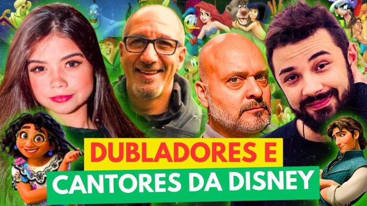 DUBLADORES E CANTADORES DA DISNEY | COMPILADO