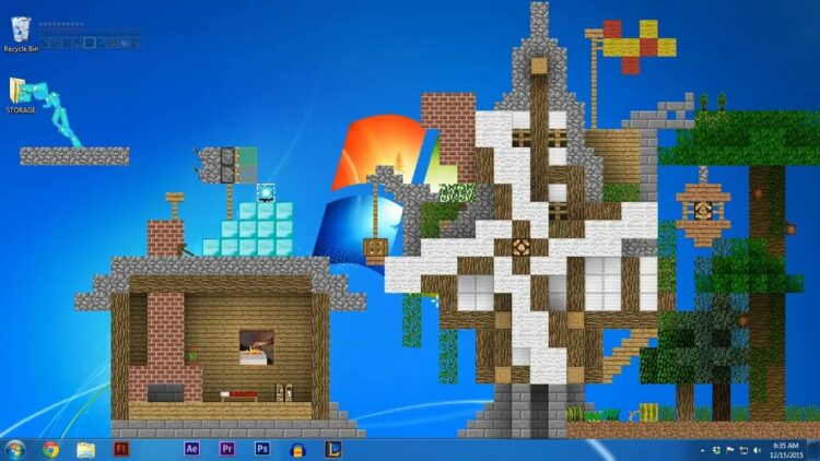 animação vs Minecraft versão dublada @Alan Becker