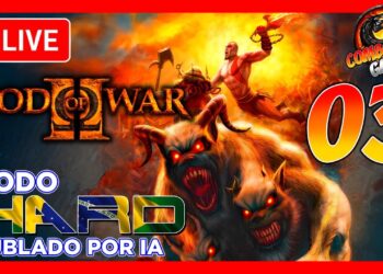 God Of War 2 Versão Dublada IA Ao Vivo Modo Hard Parte 3 Ta Muito Difícil Isso Daqui KKKKKKK