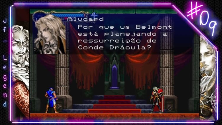 Jf Legend jogando Castlevania Symphony of the Night Versão Dublada PT BR – #09 Final Ruim